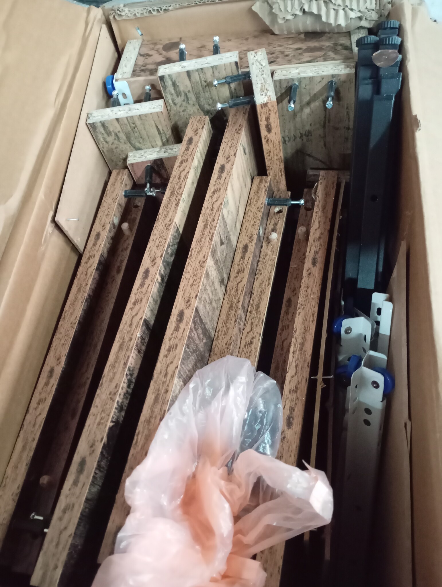 vidaXL Nachtkastjes 2 st 34x35,5x50 cm bewerkt hout oud houtkleurig