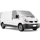 Voorruitafdekking, compatibel met Renault Trafic 2001-2014, 100% ondoorzichtig, blokkeert uv-stralen