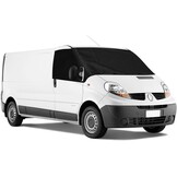 Voorruitafdekking, compatibel met Renault Trafic 2001-2014, 100% ondoorzichtig, blokkeert uv-stralen