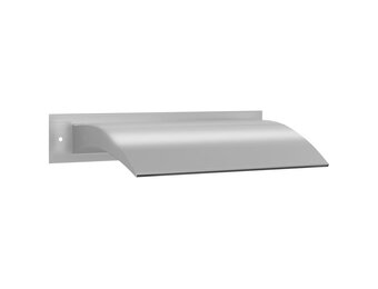vidaXL Zwembadfontein 45x26x13 cm roestvrij staal zilverkleurig