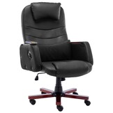 Ergonomische Massage Kantoorstoel Kunstleer Zwart - 61% Korting!