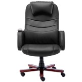 Ergonomische Massage Kantoorstoel Kunstleer Zwart - 61% Korting!