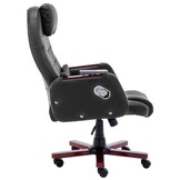 Ergonomische Massage Kantoorstoel Kunstleer Zwart - 61% Korting!