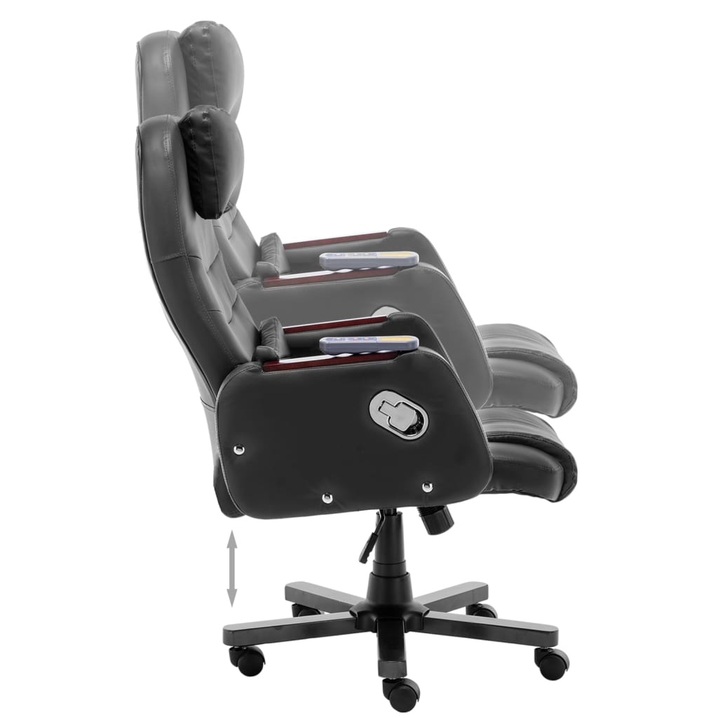 Ergonomische Massage Kantoorstoel Kunstleer Zwart - 61% Korting!