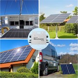 800W Balkon Zonne-energie Omvormer met WLAN App - Pure Sinusgolf, IP65 Waterdicht, 10 Jaar Garantie