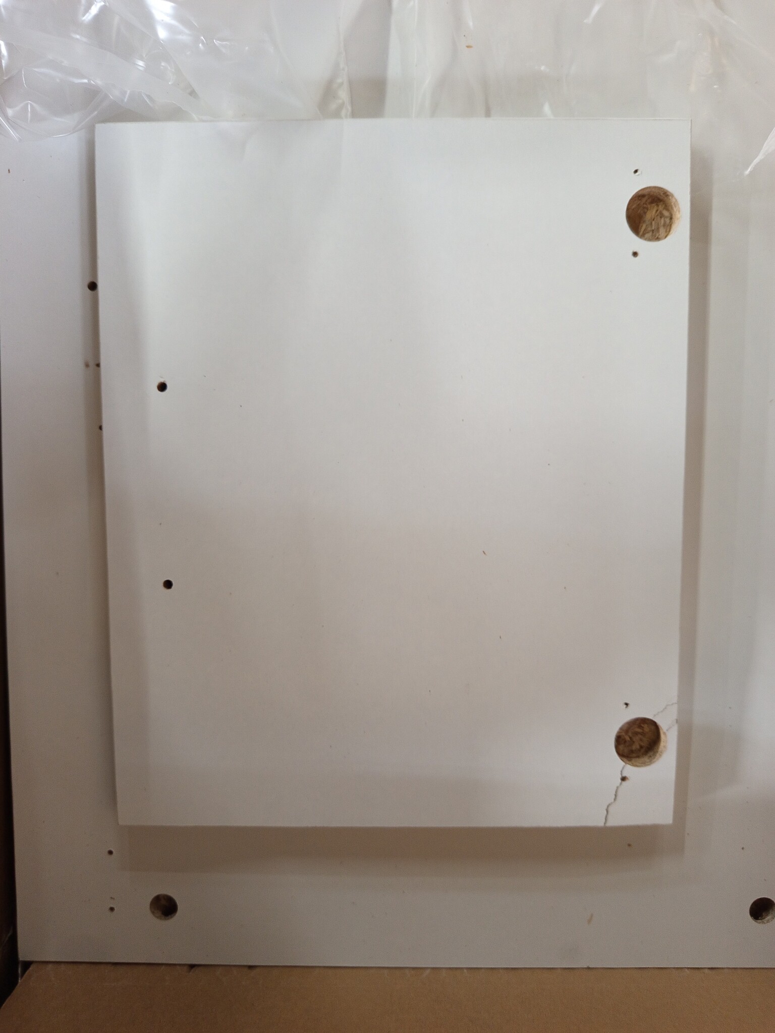 vidaXL Rolkast 60x48x81 cm bewerkt hout wit