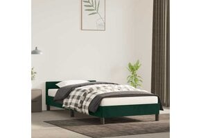 Donkergroen fluwelen bedframe 90x200 cm - 34% korting!