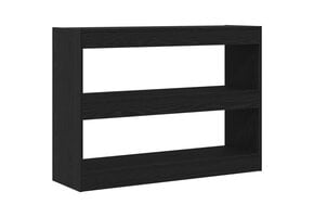 vidaXL Boekenkast Zwart Eiken (100x30x72cm) - 29% Korting