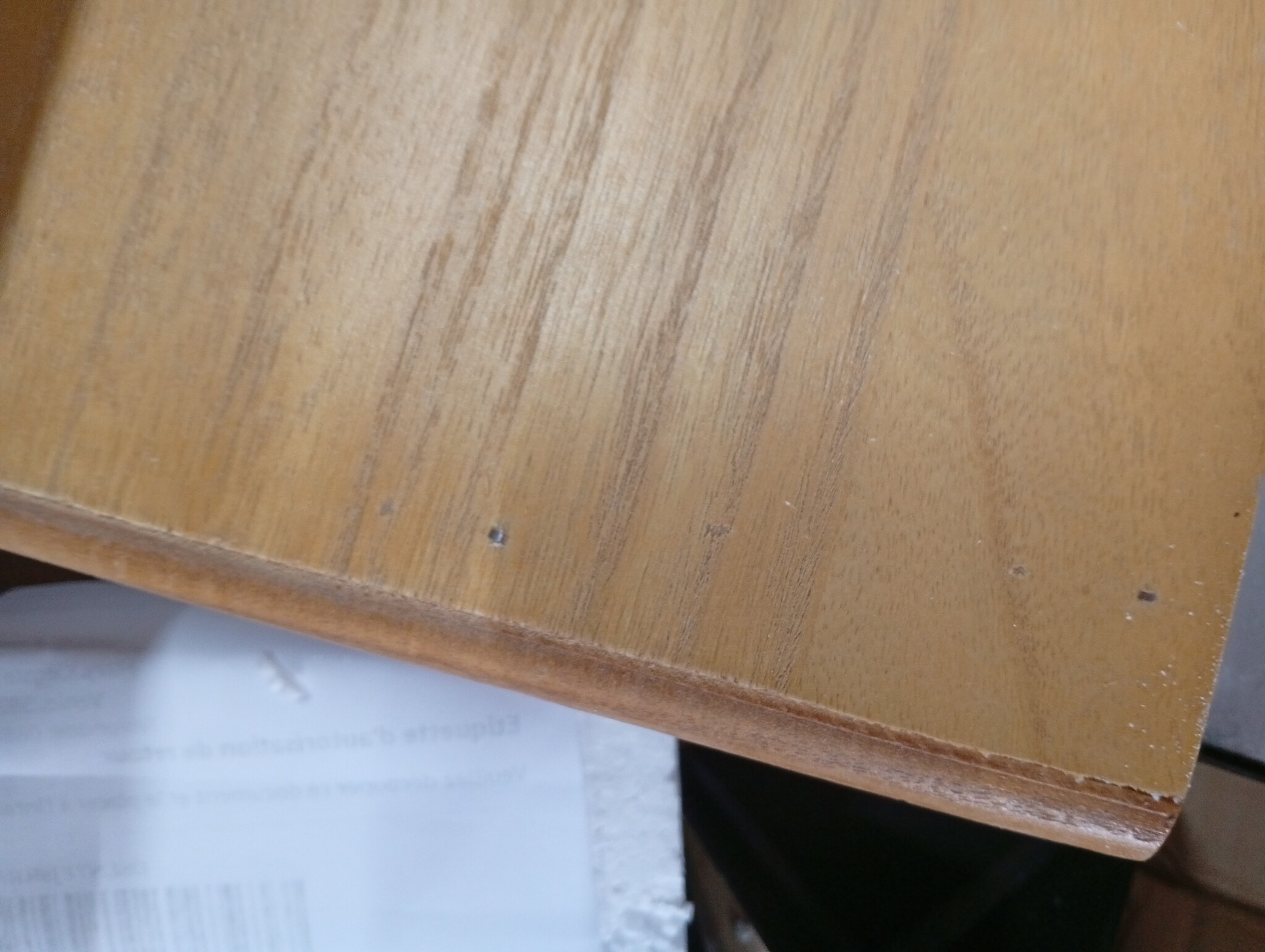 vidaXL Bijzettafeltje met 3 lades bruin