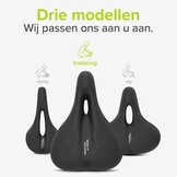 Comfortabel Fietszadel Stadsfiets Dames/Heren - 33% Korting!