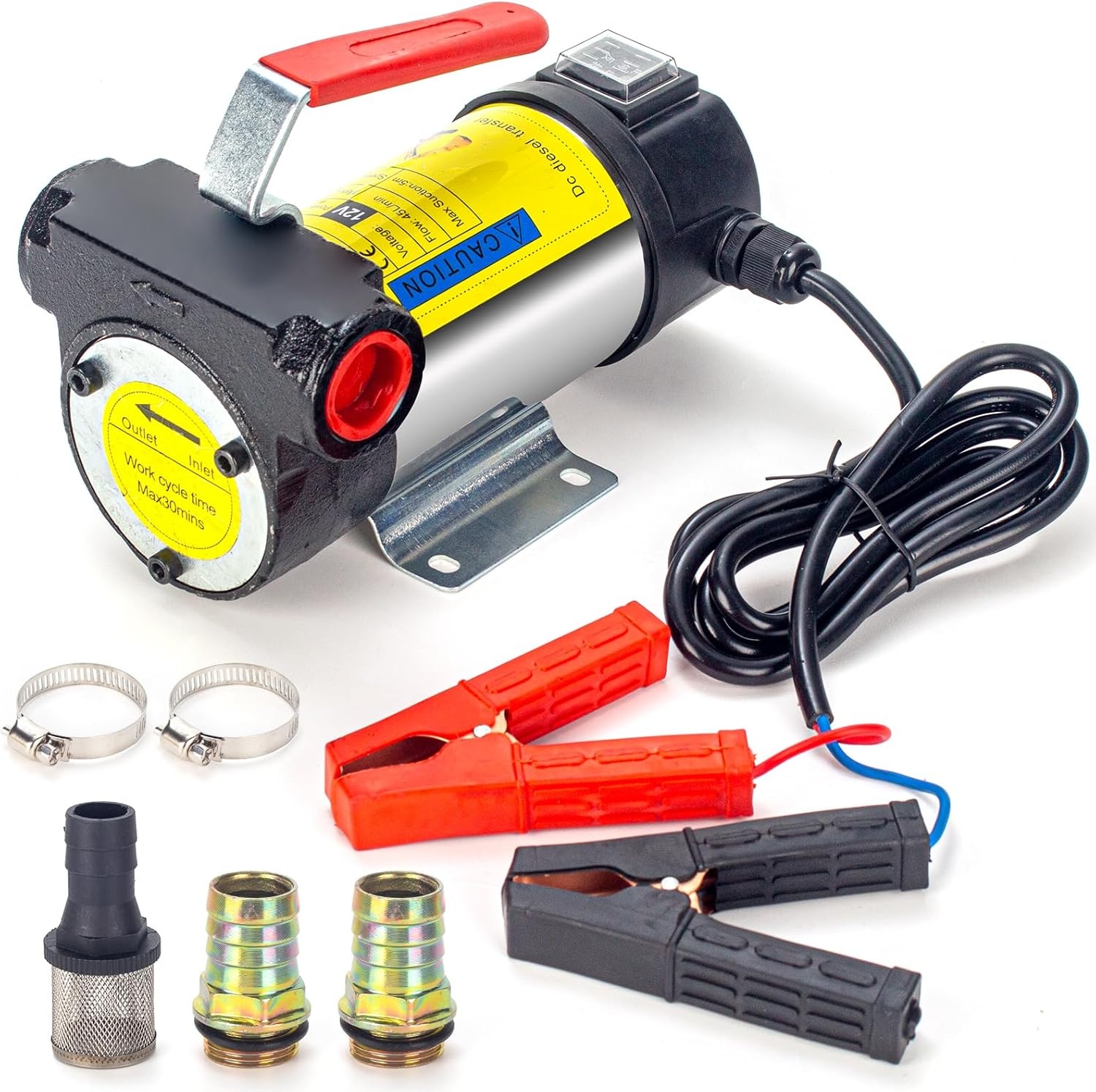 Elektrische Dieselpomp 12V 175W - 45L/Min | 34% Korting