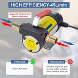Elektrische Dieselpomp 12V 175W - 45L/Min | 34% Korting