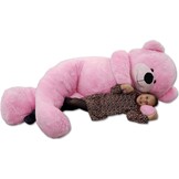 XXL Roze Knuffelbeer 220cm - Topkwaliteit Pluche, Europees Fabricaat