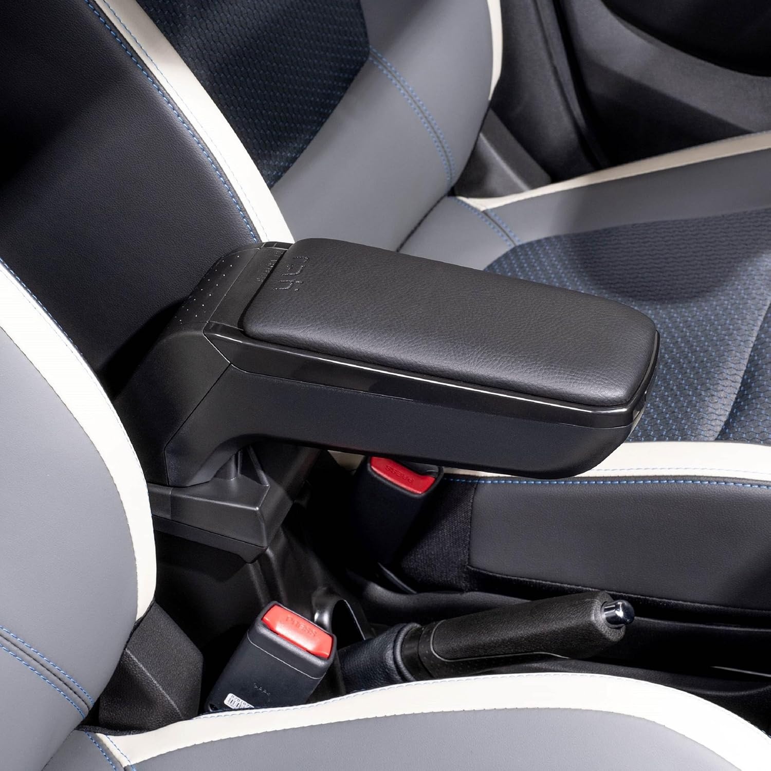 Middenarmsteun Zwart Vegan Leer FIAT 500 (2016-2024) met Korting