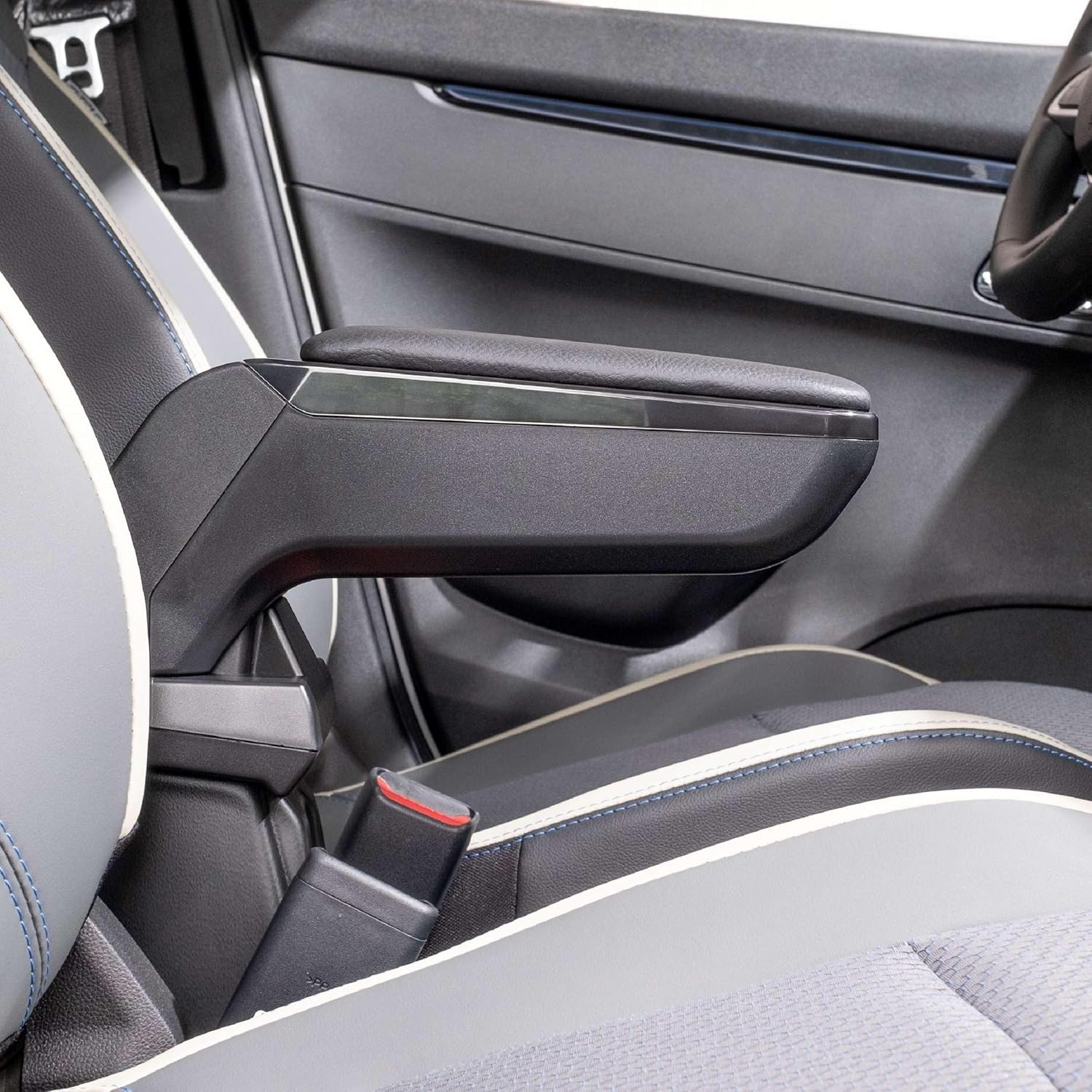 Middenarmsteun Zwart Vegan Leer FIAT 500 (2016-2024) met Korting