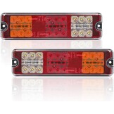 2x LED Achterlichten Trailer 12V/24V - E4 Goedgekeurd met 54% Korting!