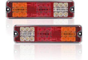 LED Achterlichten Trailer 12V/24V (2 stuks) - E4 Goedgekeurd