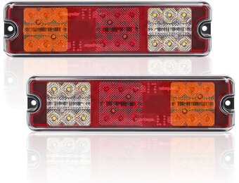 2x LED Achterlichten Trailer 12V/24V - E4 Goedgekeurd met 54% Korting!