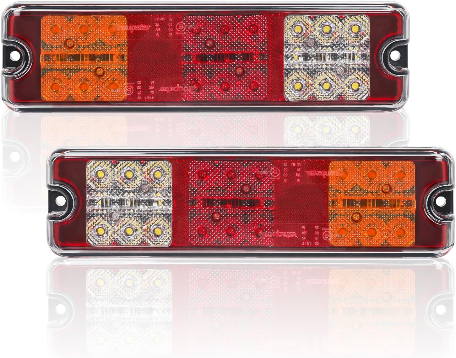 2x LED Achterlichten Trailer 12V/24V - E4 Goedgekeurd met 54% Korting!