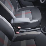 Middenarmsteun Zwart Vegan Leer FIAT 500 (2016-2024) met Korting