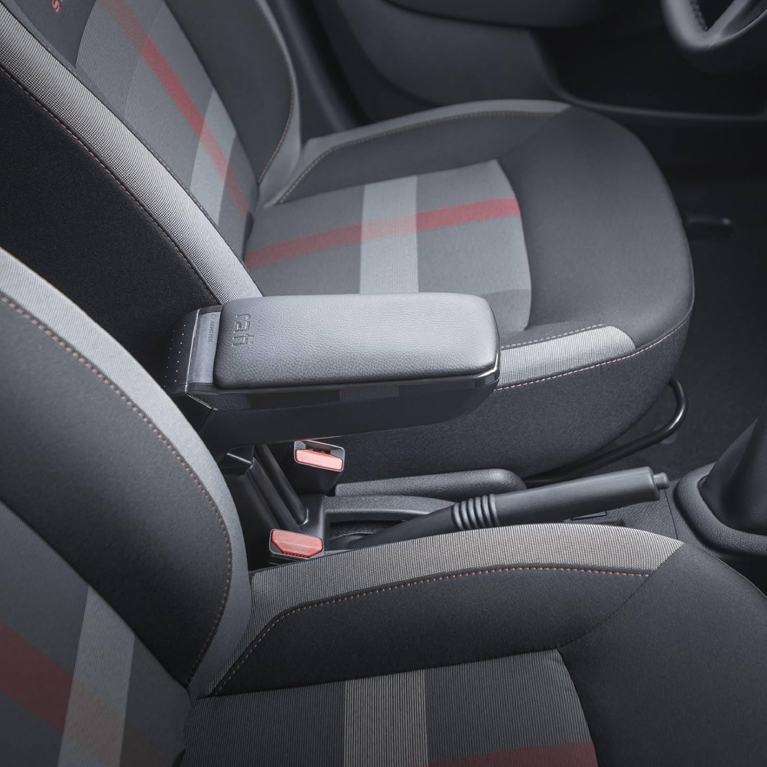 Middenarmsteun Zwart Vegan Leer FIAT 500 (2016-2024) met Korting
