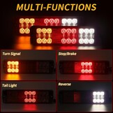 2x LED Achterlichten Trailer 12V/24V - E4 Goedgekeurd met 54% Korting!