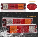 2x LED Achterlichten Trailer 12V/24V - E4 Goedgekeurd met 54% Korting!