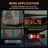 2x LED Achterlichten Trailer 12V/24V - E4 Goedgekeurd met 54% Korting!