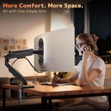 Monitorarm met Gasveer: Ergonomisch & 34% Korting