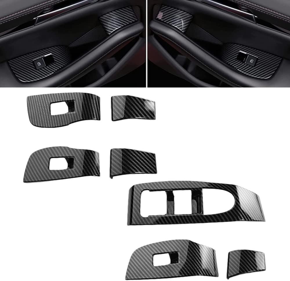 Raamschakelaar Cover voor Mazda 3 & CX-30 (2020-2023) - Carbon Look - LHD