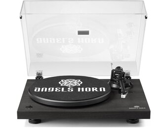 Platenspeler Riemaandrijving met Bluetooth 5.0 - Zwart - 35% Korting