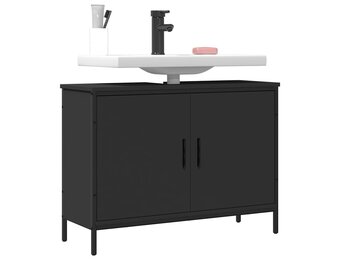 VidaXL Wastafelkast Zwart 80x30x60 cm - 34% Korting