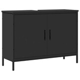 VidaXL Wastafelkast Zwart 80x30x60 cm - 34% Korting