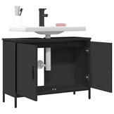 VidaXL Wastafelkast Zwart 80x30x60 cm - 34% Korting
