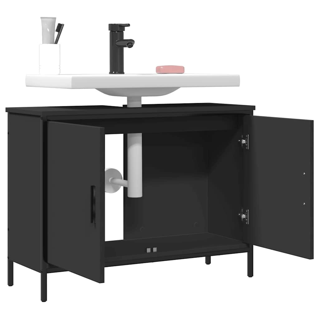 VidaXL Wastafelkast Zwart 80x30x60 cm - 34% Korting