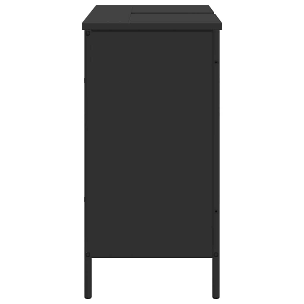 VidaXL Wastafelkast Zwart 80x30x60 cm - 34% Korting