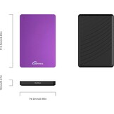 1TB Externe Harde Schijf Paars - USB 3.1 - 34% Korting