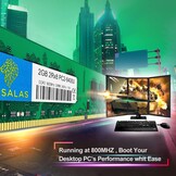 8GB DDR2 RAM Kit: 4x2GB 800MHz PC2-6400 - 57% Korting!