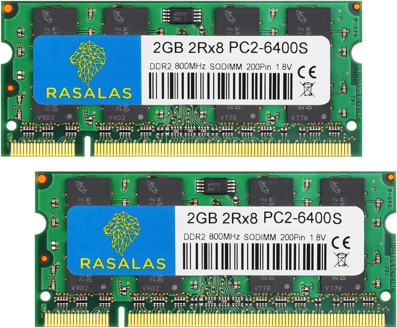 8GB DDR2 RAM Kit: 4x2GB 800MHz PC2-6400 - 57% Korting!