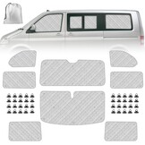 VW T5 T6 LWB California Zonwering Set 8-delig | 59% Korting