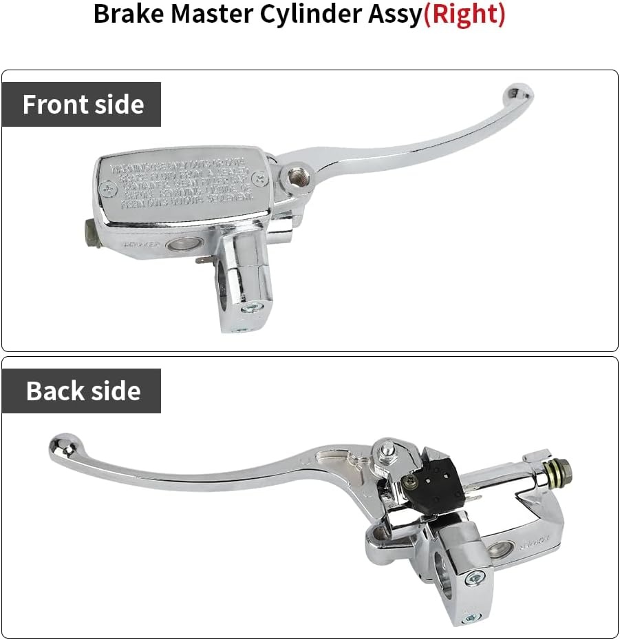 Chroom Koppelingshendel & Remhoofdcilinder Set - Honda Motoren (53% Korting)