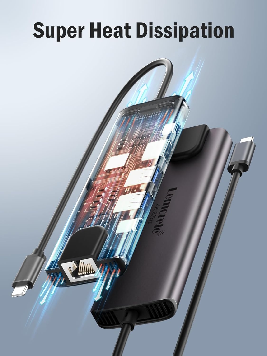 USB-C Hub 6-in-1 met 4K HDMI & 100W PD - 33% Korting