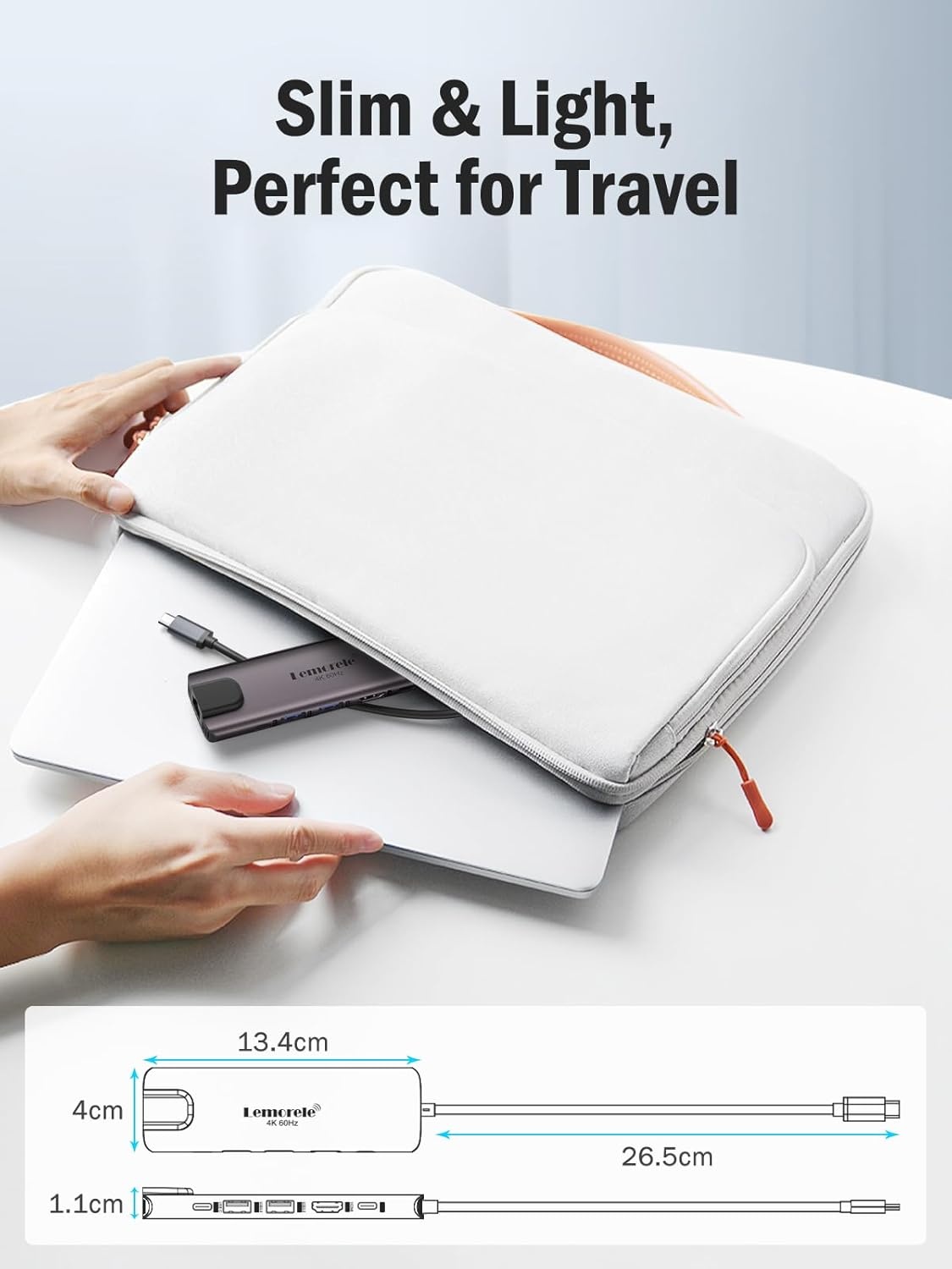 USB-C Hub 6-in-1 met 4K HDMI & 100W PD - 33% Korting
