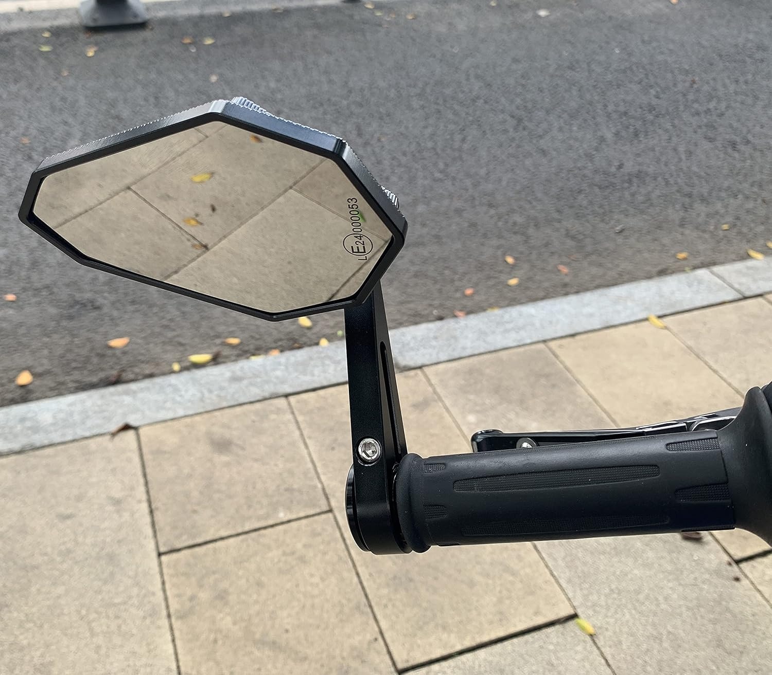 Motorfiets Stuurspiegel Zwart CNC Aluminium Ontspiegeld - 34% Korting!