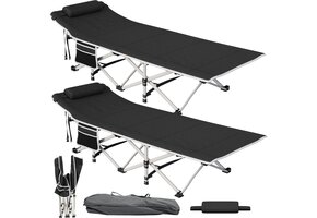 Opvouwbaar Campingbed 2-Pack (280kg) - 54% Korting