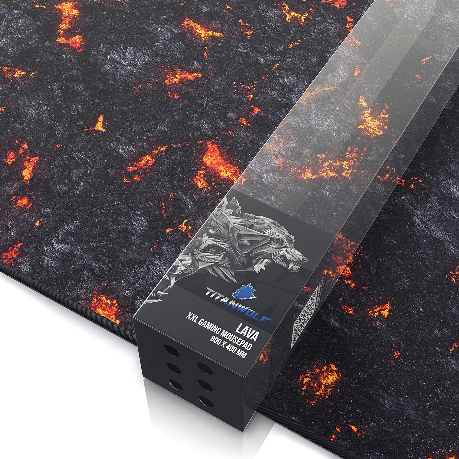 XXL Gaming Muismat 900x400mm | Lava | 31% Korting