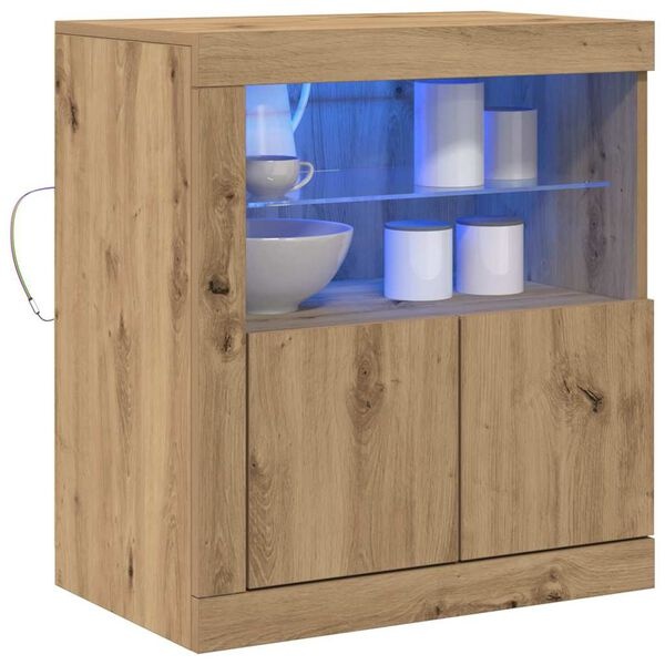 vidaXL Dressoir Bruin Bewerkt Hout - 29% Korting!