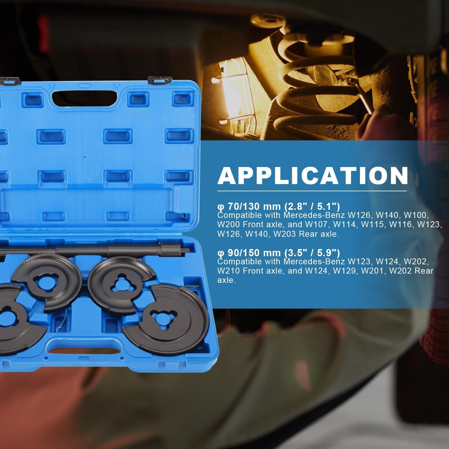 Veerspanner Mercedes W116-W210 Telescoop - 34% Korting