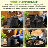Tuinzeef RVS met Handslinger - 29% Korting