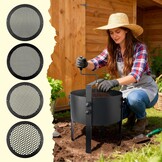 Tuinzeef RVS met Handslinger - 29% Korting